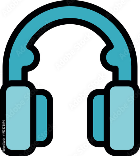 Comfortable blue wireless headphones perfect for listening to music, podcasts, or audiobooks