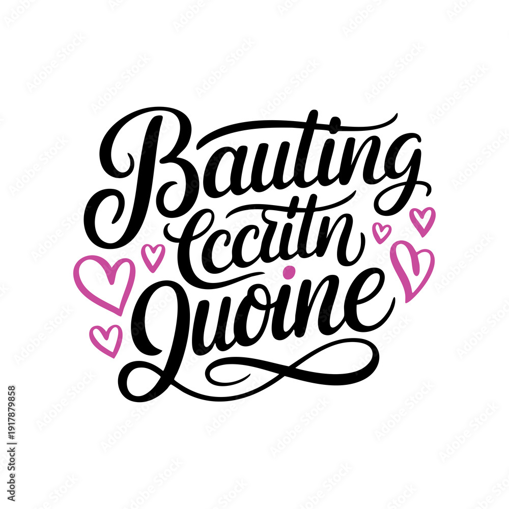 Naklejka premium Typography