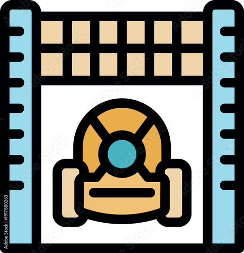 Robot vacuum cleaner passing under furniture during its cleaning cycle