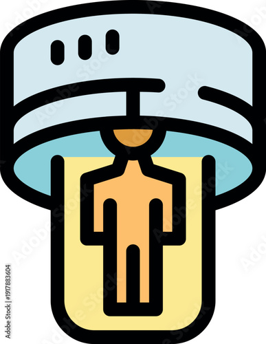 Modern mri machine scanning human body, generating precise medical images for accurate diagnosis and treatment