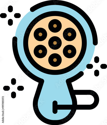 Surgical lamp providing focused light during medical procedures, enhancing visibility in operating rooms