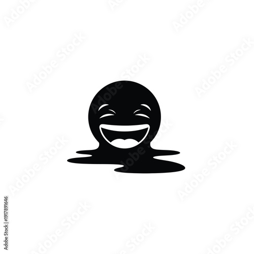 Melting Happy Face Emoji Icon