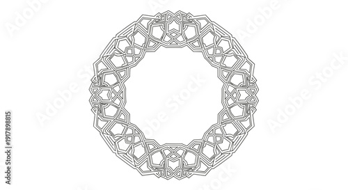 Diamond Studded Circular Jewelry Wreath.
