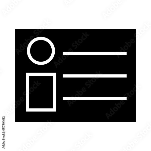 Pass vector icon. id card Illustration sign. Passport symbol. Identity document logo.