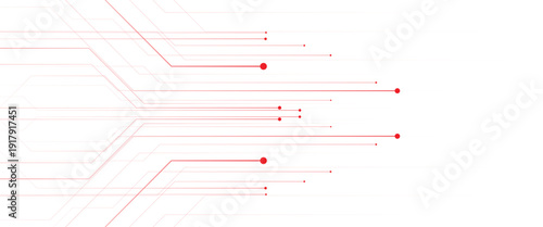 Abstract white circuit digital background with technology circuit vector..