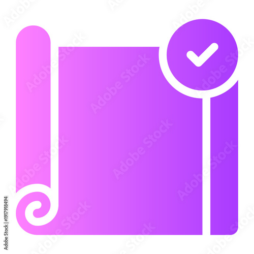 check gradient icon