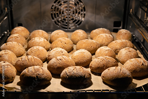 Homemade keto rolls in a regular oven