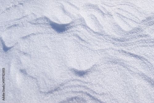 Wallpaper Mural Close up snow texture background with fresh white snow crystals, soft natural shadows, sparkling winter surface and detailed frosty pattern in cold sunlight Torontodigital.ca