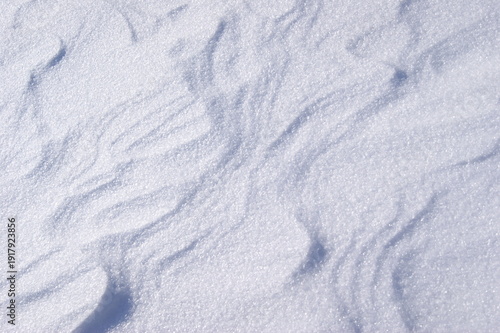 Wallpaper Mural Fresh Snow Surface Pattern in Natural Sunlight Torontodigital.ca