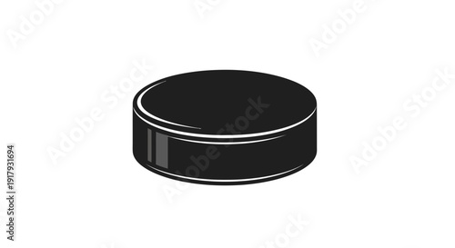 Hockey Puck Image, Photography, Sport Equipment, Black Disc, Game Element