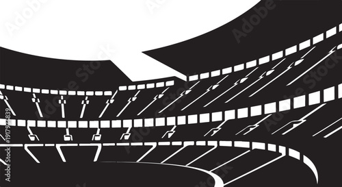 Stylized illustration of a film strip background design