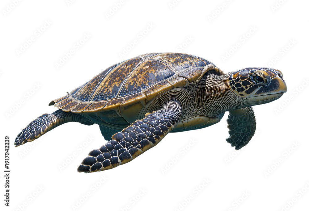 Obraz premium turtle on a white background