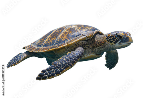 turtle on a white background
