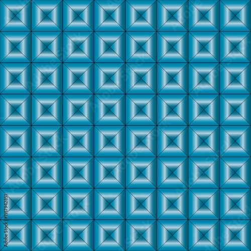 Layout Quadrate blau