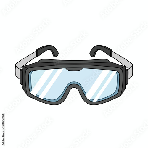 Protective Safety Goggles for Eye Protection in Laboratory and Industrial Environments