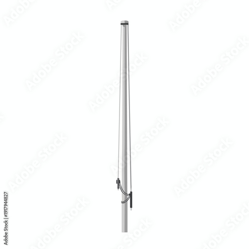 Outdoor Flagpole with Clip Durable Garden and Flag Display Equipment