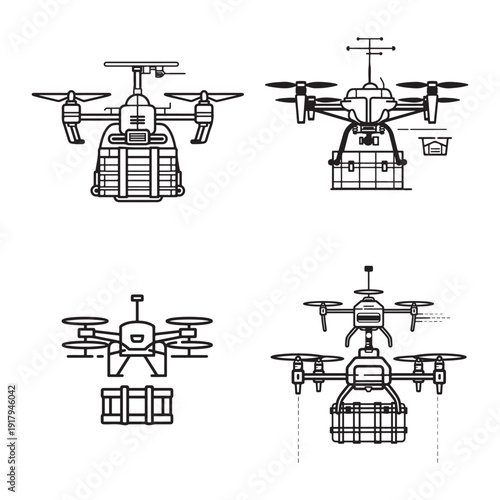 Bell boeing v 22 osprey quad view technical drawing