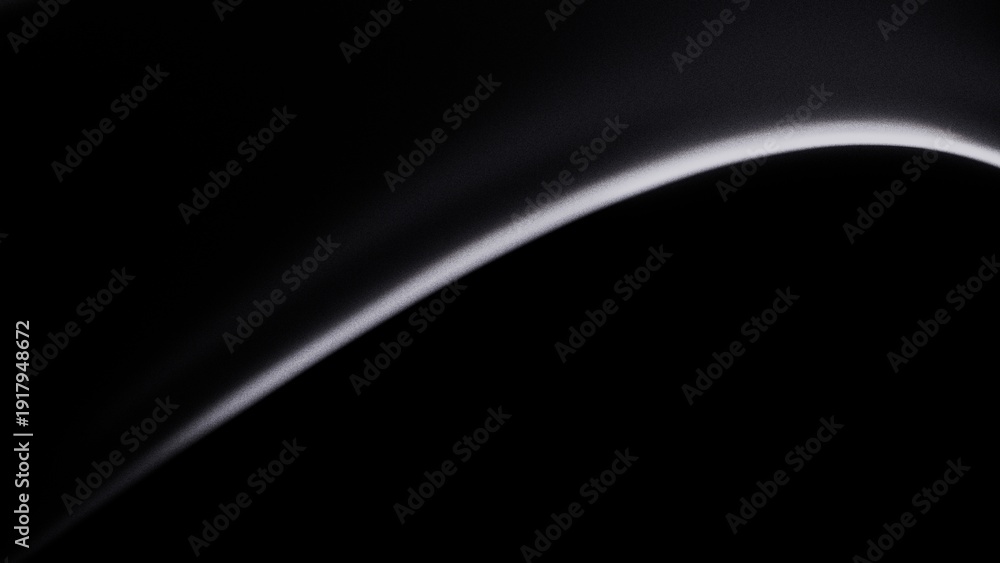 Fototapeta premium Abstract monochrome curving band creating dynamic texture