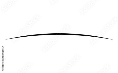 Minimal curved divider line – A clean curved line accent designed to underline titles, separate sections, and add subtle elegance to modern layouts, web, editorial, and presentation designs