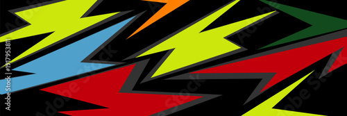 Abstract car decal wrap background design, grunge halftone splash striking motorsport racing stripes, sporty modern speedy sticker vinyl livery vector