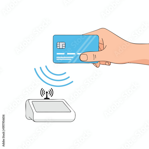 Wireless Payment Transaction with Contactless Card and Scanner