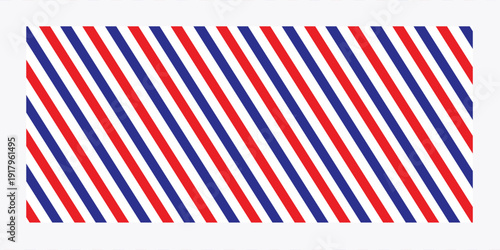 Airmail Envelope frame images with strips. International vintage letter border. Retro air mail postcard with blue and red stripes. Empty classic postal frame. Vector illustration