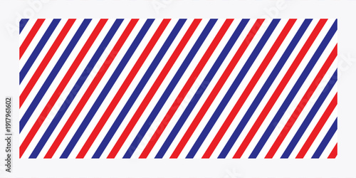 Airmail Envelope frame images with strips. International vintage letter border. Retro air mail postcard with blue and red stripes. Empty classic postal frame. Vector illustration