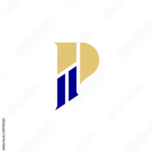 Free Download Modern Letter P Logo Design - GFXLoad