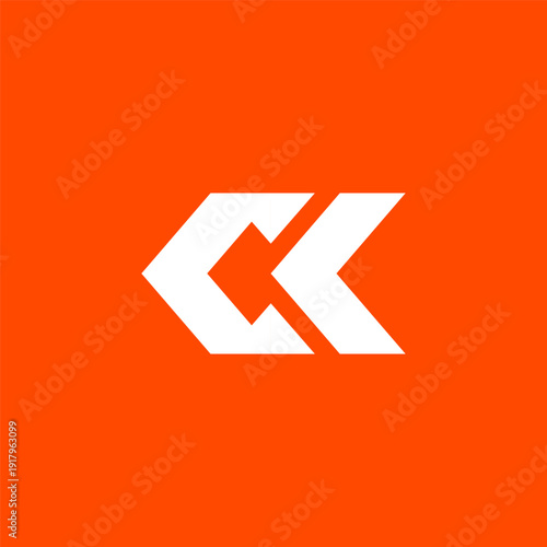 Modern Monogram CK Logo Design