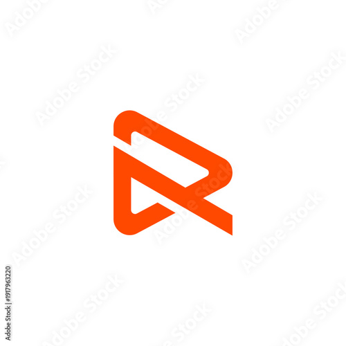 Modern Minimalist R Logo Design
