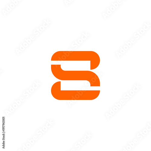 Modern Monogram S Logo Design