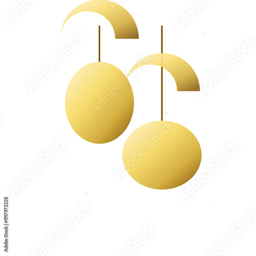 Modern minimalist yellow pendant light fixtures with spherical glass shades.