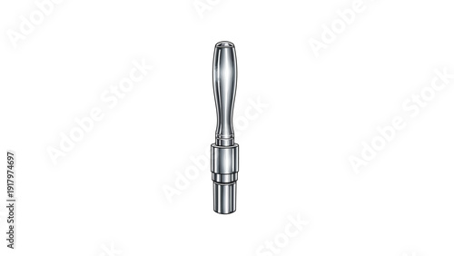 Dental instrument isolated on white background.