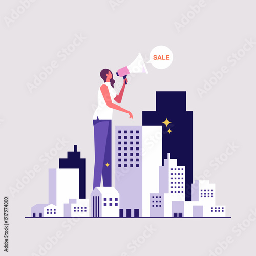 House and property investment concept, real estate agent present a property for sale, emphasizing opportunity for home buyers and real estate investment