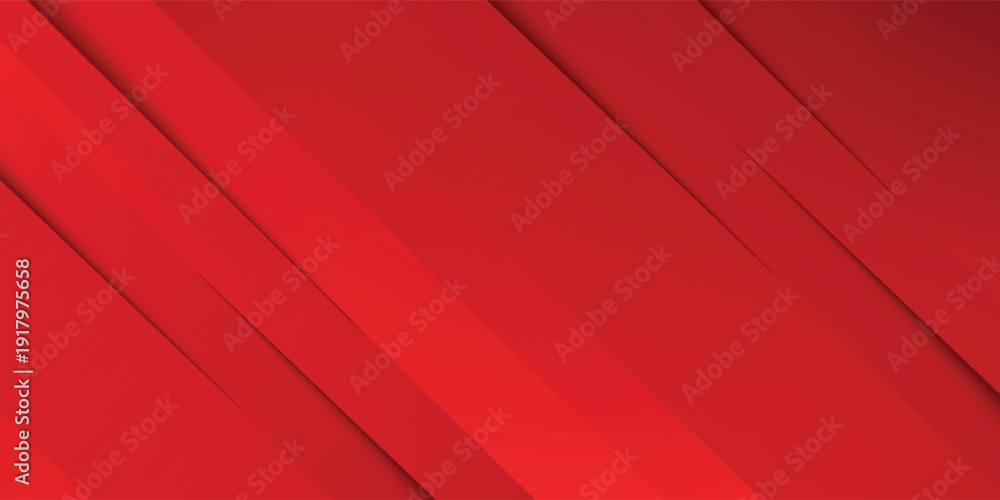 Obraz premium banner background. colorful, bright red gradation, slash, memphis, eps 10