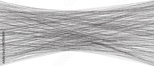 Abstract black and white plexus network mesh background with interconnected lines. Futuristic technical wireframe banner for big data, technology and global connectivity concepts.