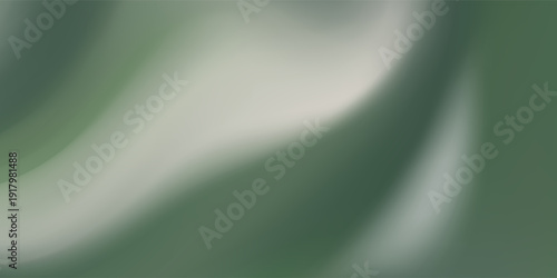 Abstract wavy green background with gradient mesh. Blurred fluid colorful background. Modern design template for web covers, ad banners, posters, brochures etc