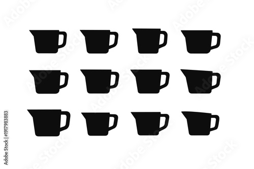 Spout icon image form outline baking kitchen generation simple tidy filled vector