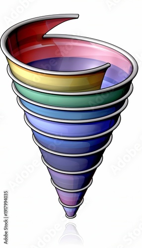 Professional and clear visualization of the sales funnel concept for effective marketing strategies