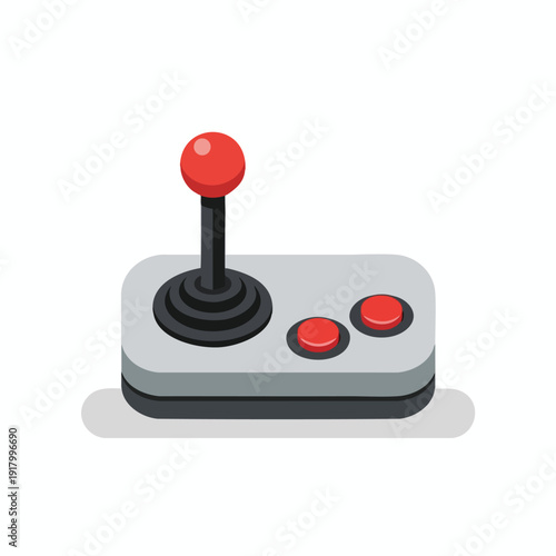 Classic Video Game Controller with Joystick and Buttons for Retro Gaming Enthusiasts