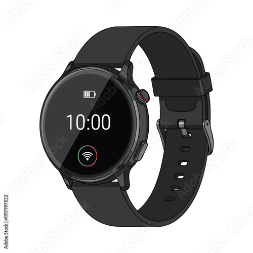 Smart Fitness Watch with Heart Rate and Activity Tracking for Health and Wellness