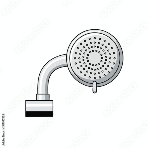 Modern Shower Head with Adjustable Spray Bathroom Fixture for Refreshing Baths