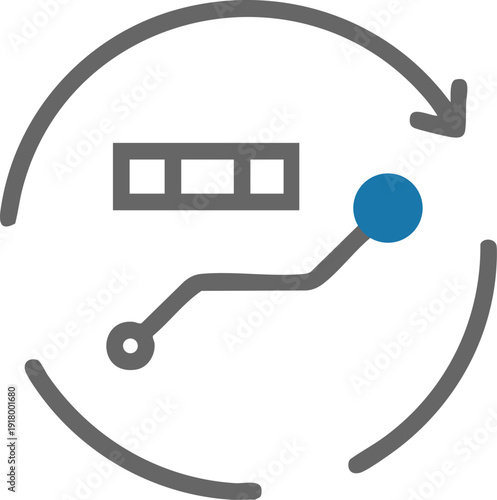 Contract implementation and transition lifecycle with procurement documentation and milestone node