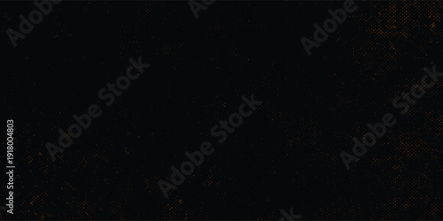 Abstract Black Background with Organic Copper Grain Texture
