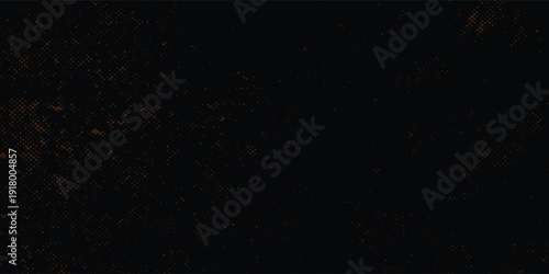 Abstract Black Background with Organic Copper Grain Texture