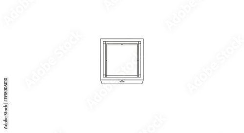 Modern refrigerator with sleek design and closed door