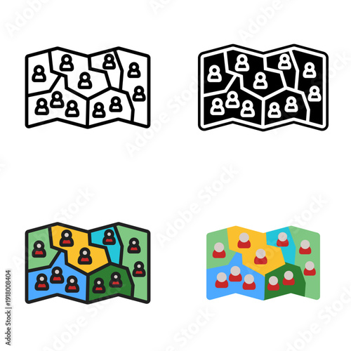 Population Density Map is visualizing population concentration across geographic regions.
