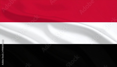 Free Download Minimalistic national flag of Yemen illustration. - GFXLoad