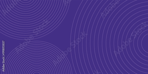 Simple purple abstract background with circle line motif