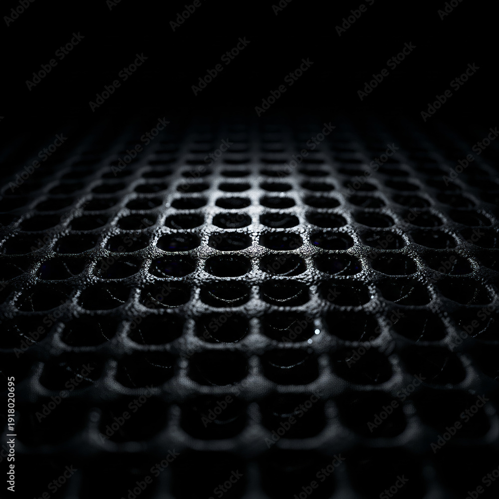 Obraz premium Hexagonal Graphene Lattice for Advanced Material Science